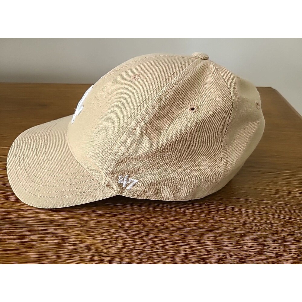 47 Los Angeles Dodgers Adjustable Hat Cap MLB Baseball Hat KHAKI TAN - Picture 2 of 5